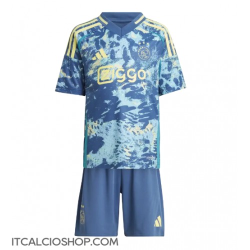 Ajax Jordan Henderson #6 Seconda Maglia Bambino 2024-25 Manica Corta (+ Pantaloni corti)